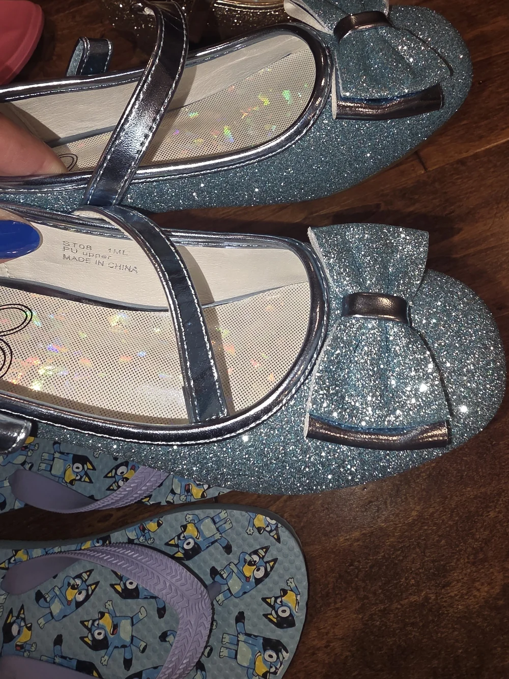 6 Girls Sandals & Dress Shoes Bundle Jessica Simpson Ty Stelle Bluey Sz 1/.5 EUC